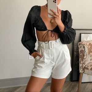 Forever 21 buckle shorts